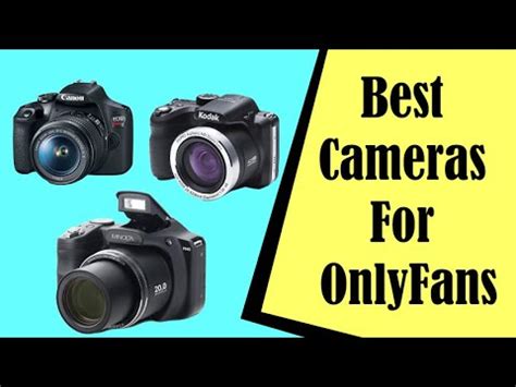 The best cameras for OnlyFans (and other fan platforms)